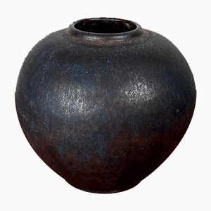 Vaso Mid-Century Studio in ceramica di Gisela Meyer Kaufmann per Eulen Töpferei, Worspwede, Germania, anni '60