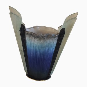 Regale Porzellanvase von Mangani, 1992