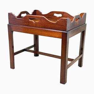 Georgian Mahogany Rectangular Tray on Stand, 1800