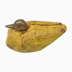 Vintage Wooden Duck, 1970s