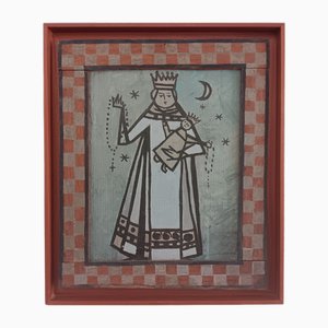 Vicente Castellano, Figure, 1950s, Oil Painting