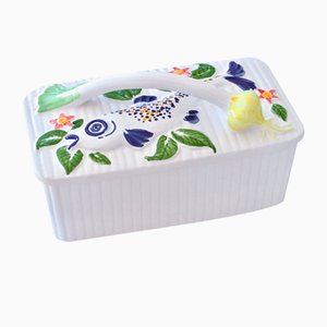 Large Collectible Terrine in Schramberger Majolica, 1960