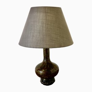 Lampada da tavolo a forma di urna con balaustra cloisonné, anni '20