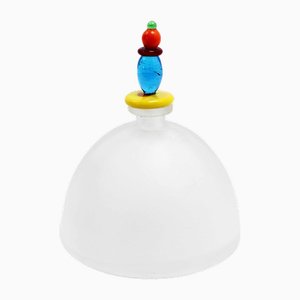 Frasco de perfume de cristal de Murano, años 80