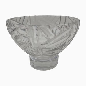Crystal Lorraine Cross Bowl from Daum Nancy, 1950s