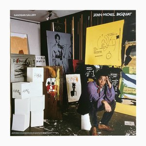 Jean Michel Basquiat dans son Great Jones Street Studio, New York, 1987 / 2013, Impression