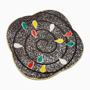 German Ceramic Plate, 1950s
