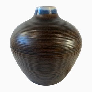 Vaso B53 vintage in ceramica di Jacob Bang per Hegnetslund, Danimarca, anni '50
