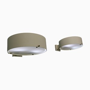 Lámparas de pared modelo 288w atribuido a Bruno Gatta para Stilnovo, 1959. Juego de 2
