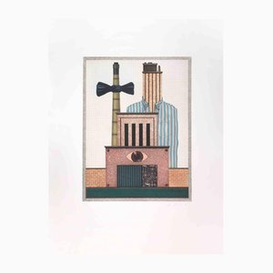 Fifo Stricker, Brauerei, Aquatint and Etching, 1985