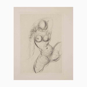 Salvador Dali, Nude, Etching, 1968