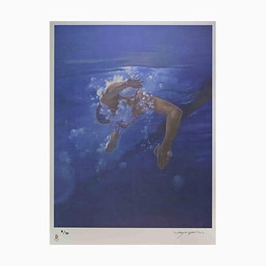 Kim Hyang, Swimmer, Lithograph, 2008