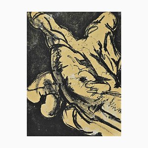 Salvador Dali, Cuerpo gestual de Homage à Meissonier, 1967, Litografía