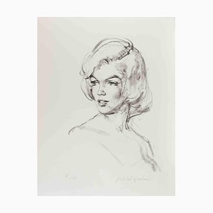 Alejo Vidal-Quadras, Just Marilyn, Lithographie, Mitte des 20. Jahrhunderts