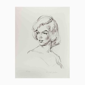 Alejo Vidal-Quadras, Just Marilyn, Lithograph, Mid-20th Century