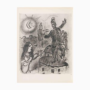 Marc Chagall, The Spies and the Woman, Héliogravure, 1960