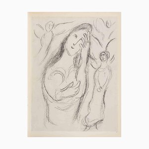 Marc Chagall, Sarah and the Angels, Héliogravure, 1960
