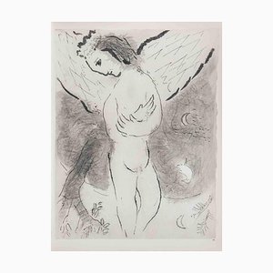 Marc Chagall, The Crowned Angel, Héliogravure, 1960