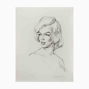Alejo Vidal-Quadras, Just Marilyn, Lithograph, Mid-20th Century