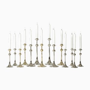 Saturn Candleholders by Kjell Engman, 1979, Set of 14