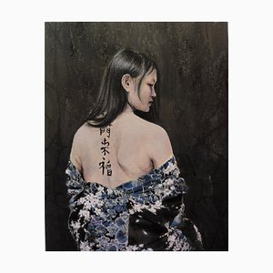 Sandra de Jaume, Pillow Book Kimono, 2013, Chinese Ink on Paper