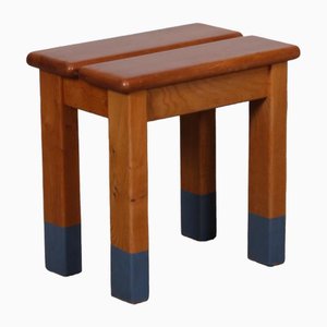 Vintage Elm Stool, 1970s