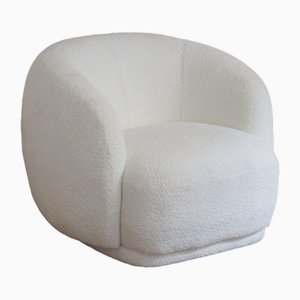 Interior White Club Chair