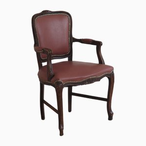 Gepolsterter Vintage Sessel, 1920er