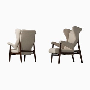 Franco Albini zugeschriebene Fiorenza Stühle für Arflex, Italien, 1956, 2er Set