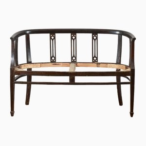Liberty Sofa in Ebonized Wood, 1920s