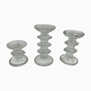 Festivo Candleholders by Timo Sarpaneva for Iittala Finland, 1970s, Set of 3