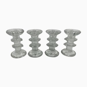 Festivo Candleholders by Timo Sarpaneva for Iittala Finland, 1970s, Set of 4