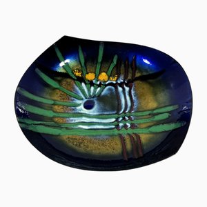 Enamel Fruit Bowl from Studio Laurana Rame Darte, Italy, 1960s