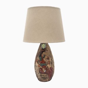 Lampada vintage in ceramica di Marian Zawadski per Tilgmans, anni '60