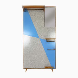 Geometrische Vintage Garderobe von Drevokov Blatna, 1972