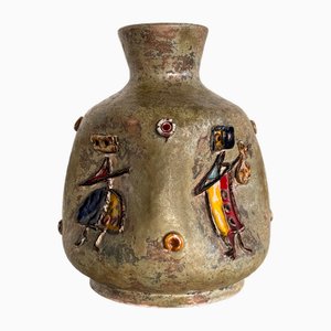 Italian Ceramic Vase by Umberto Zannoni, 1950s