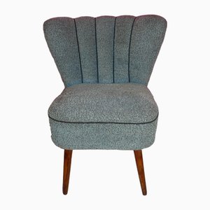 Blauer Cocktailsessel, 1950er