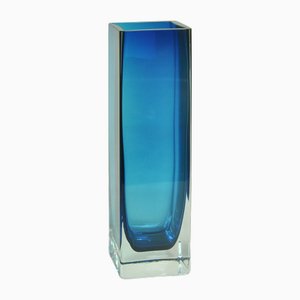 Blaue Murano Vase, 1970er