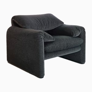 Sillón Maralunga de Vico Magistretti para Cassina, años 80