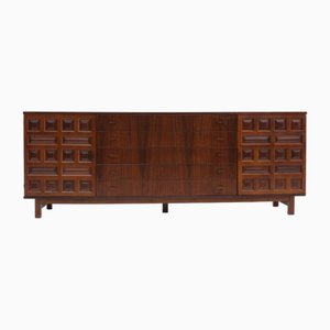 Spanish Brutalist Sideboard in Wood