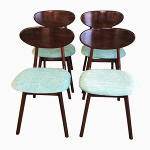 Dining Chairs by Louis Van Teeffelen for Webe, 1960s, Set of 4