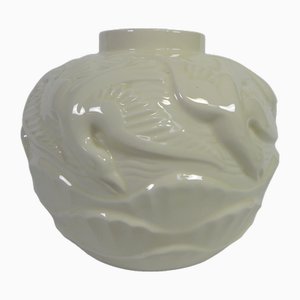 Vase Les Mouettes Art Déco par Charles Catteau pour Boch Frères, 1930s