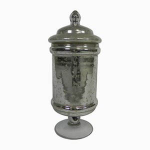 Quecksilberglas mit Deckel, 1900er