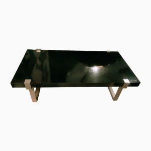 Coffee Table with Ebony Plated Top, 1970s