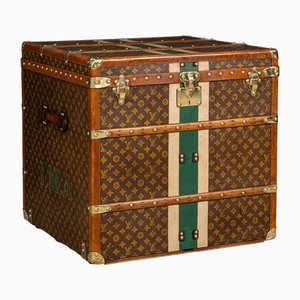 Antique 20th Century Hat Trunk in Monogram Canvas from Louis Vuitton, France, 1920