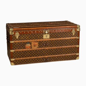 Baúl antiguo de lienzo con monograma del siglo XX de Louis Vuitton, Francia, 1910