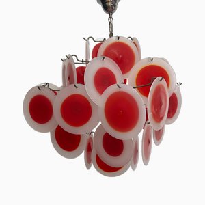 Italienischer Mid-Century Kronleuchter aus Muranoglas, 1960er