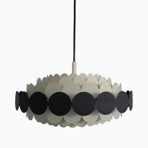 Pop Art Metal Pendant Light from Doria, Germany, 1960s