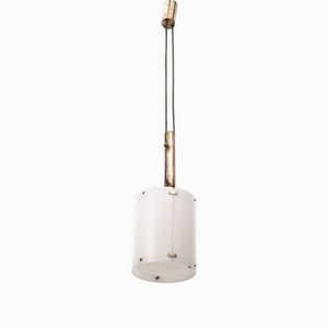 Adjustable Cylinder Pendant Mod. 437 by Tito Agnoli for O-Luce, Italy, 1954
