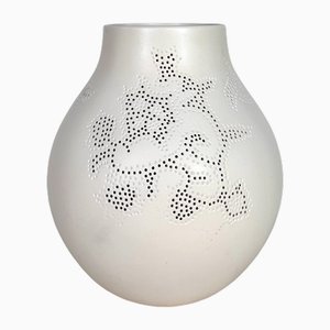 Grand Vase Perforé en Céramique Édition Limitée par Hella Jongerius pour Ikea, Suède, 2005
